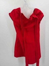 Pre-Owned Staud Red Size Small Short Short Sleeve Dress picture