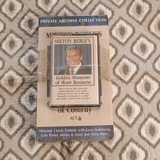 Milton Berle's Texaco Star Theater Greatest Moments Comedy Act 3 VHS NTSC B&W picture