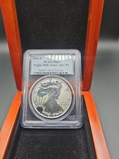 2006 P REVERSE PROOF SILVER EAGLE - 20th Anniversary- PCGS PR69 SLIGHT OFF STRIK picture