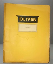 Vintage 1962-1964 Oliver 1600 Tractor Specifications Yellow Manual picture