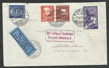 SWITZERLAND, 1932, AIR MAIL COVER TO MUNCHEN, VF picture