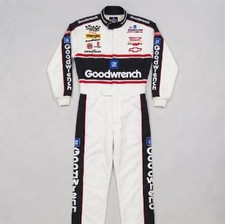 Vintage Dale Earnhardt Sr. Goodwrench NASCAR Racing Suit Level 2 FIA White Black picture