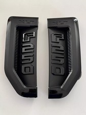 2PC Blackout Side Fender Emblem Nameplate Badge for 2017-2022 F250 picture