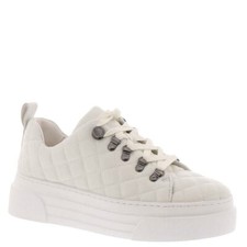 J/Slides Womens Aimee Platforms Casual and Fashion Sneakers White 9 Medium (B,M) picture