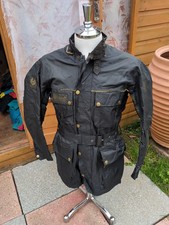 Vtg 80s Belstaff International Nylon Trailmaster Jacket Size S Made In England picture