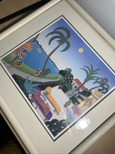 THOMAS McKNIGHT · LAKE WORTH Print With A Beautiful Large 24 In X 22 In Frame picture