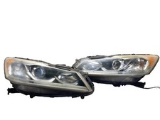 OEM 2016 2017 Honda Accord Sedan Halogen Headlight Pair WITH DEFECTIVE LED picture