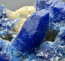 270 Gr. Well Terminated Top Blue Afghanite Crystals, Wernerite, Phlogopite, Mtrx picture