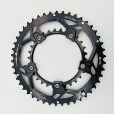 bikinGreen CNC 46/30T 110 BCD 9-12 Speed Chainring SetFor Non Hidden 5 Bolts picture