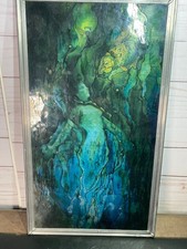 Louis Comfort Tiffany THE MERMAID Stained Glass Suncatcher Field Museum FMNH picture