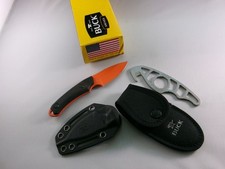 Buck Alpha Backcountry Scout & Guthook Combo BU14606 USA Rare Orange Blade NIB picture