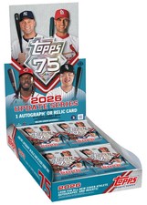 2026 TOPPS UPDATE SERIES BASEBALL HOBBY BOX (1 AUTO/RELIC) MLB New Presale QTY picture