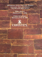 Christies' Important 20th Century Design incl Arts Crafts 1996 picture