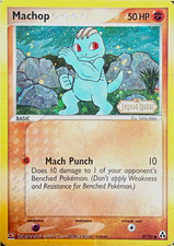 The Pokémon Company Machop 57/92 EX Legend Maker Common Reverse Holo EN 50HP picture