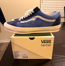 VANS x Notre Vault OG Old Skool LX Blue/White Suede Size 10.5 VNDS VN0A4P3X2HZ picture