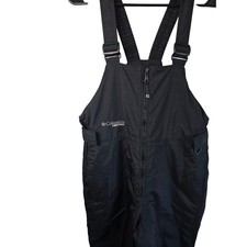 Columbia Vertex Youth Large 14 16 Snow Bibs Pants Black Insulated Ski Overalls picture