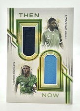 Futera 2024 Incredible Then & Now TN10 Kanu / Osimhen Memorabilia Patch /7 picture