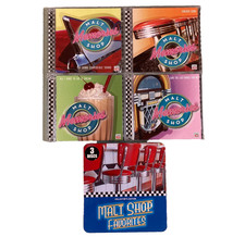 Lot of 5 Time-Life Malt Shop Memories/Favorites CD's (11 discs): 1950's & 1960's picture