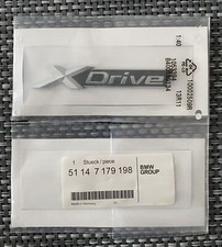 Genuine New Style For XDRIVE BOOT BADGE Rear Emblem For 1 Series & 7 Series picture
