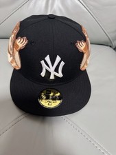 New Era & Jon Stan   New York Yankee , Black Color ;  Fitted SIZE :  7  1/2 picture