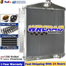 Radiator fit 1954-1956 Oldsmobile 88 98 Starfire Deluxe Chevy Conversion V8 5.3L picture