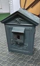 Vintage Harrington-Seaberg Cast Iron Fire Alarm Box picture