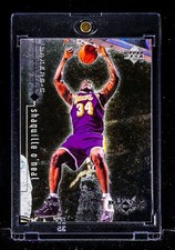 Shaquille O'Neal RARE METALLIC FOIL DUNK CARD Los Angeles Lakers HOF picture