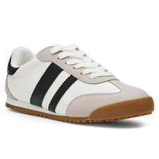 DV by Dolce Vita Women's Lace-Up Sneaker Size 8 Black Stripe picture