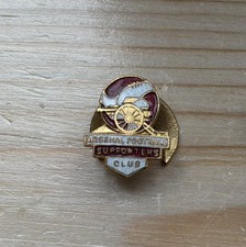 ORIGINAL RARE  1960s ARSENAL F.C SUPPORTERS BUTTONHOLE BADGE Maker Emblems  picture