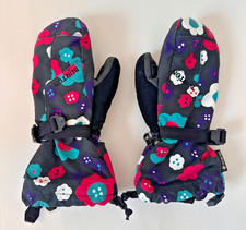 Kids Burton Waterproof Gore-Tex Snow Mittens - Flower print - Small picture