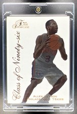 1996-97 Fleer Flair Showcase Allen Iverson #10 Class of '96 RC Rookie Card 76ers picture