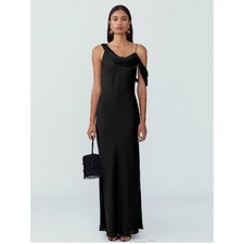 Fame and Partners Francois Black Maxi Formal Gown AU12/US8 picture
