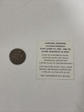 Medieval Cilician Armenia Silver Takvorin - King Levon IV (1320-1342 AD) picture