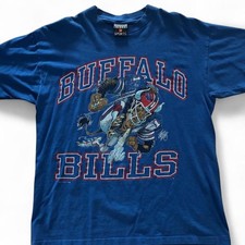 Remake 1988 Buffalo Bills Jack Davis Graphic T-Shirt Heavy Cotton HN6743 picture