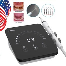 Ultrasonic Dental Piezo Scaler LED Handpiece 5 Tips Fits EMS Cavitron Woodpecker picture