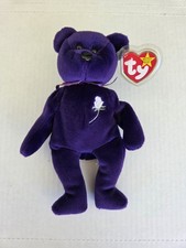 Ty Beanie Baby Princess Diana Bear Rare 1st Edition (PVC Pellets) Z31 picture