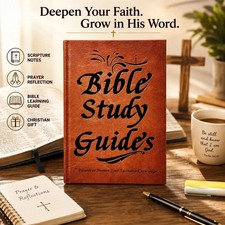 66-Page Bible Study Guide, Daily Devotional Journal,Study Notebook Based Plann picture