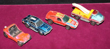 Lot of 4 Vintage Die-Cast Toy Cars Hot Wheels Red Line 1969, 1970 picture
