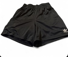 Adidas Originals Men’s Basketball Shorts Size M Black Trefoil Mesh picture