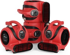 ALORAIR 4x Air Mover Blower Fan 600CFM Portable Carpet Dryer Basement Garage picture