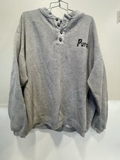 Purdue Boilermakers Vintage Crable Sportswear 1/4 Button Henley L Men’s Shirt picture