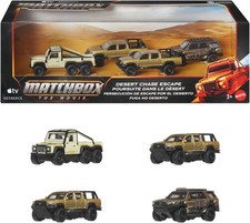 Matchbox: The Movie Desert Chase Escape 1:64 Scale Die-Cast Vehicles 4-Pack [New picture