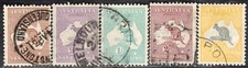 AUSTRALIA 1929/30 STAMP Sc. # 96/100 USED KANGAROOS picture
