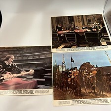 3-CROMWELL Original Movie Lobby Cards 1970 Richard Harris, Alec Guinness M2781 picture