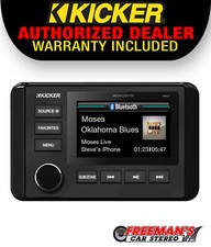 Kicker 51KMC4 Marine Dual-Zone Media Center Receiver w/Bluetooth/AM/FM/WB/USB picture