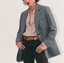 Everlane Oversized Herringbone Blazer Size 10 picture