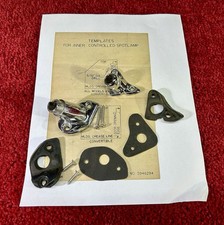 1955 - 1957 PONTIAC & CHEVY “GUIDE“ S2-55 L. SIDE SPOTLIGHT BRACKETS (OEM USED)  picture