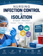 Nursing Infection Control Study Guide Printed Packet picture