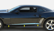 2010-2015 Chevy Camaro Body Side Insert Door Trim Molding Accent Stainless Steel picture