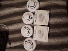 Lot Of 7 Johnson Controls PowerG+ Smoke & Heat Detector 915 MHz 88031151 PGP9976 picture
